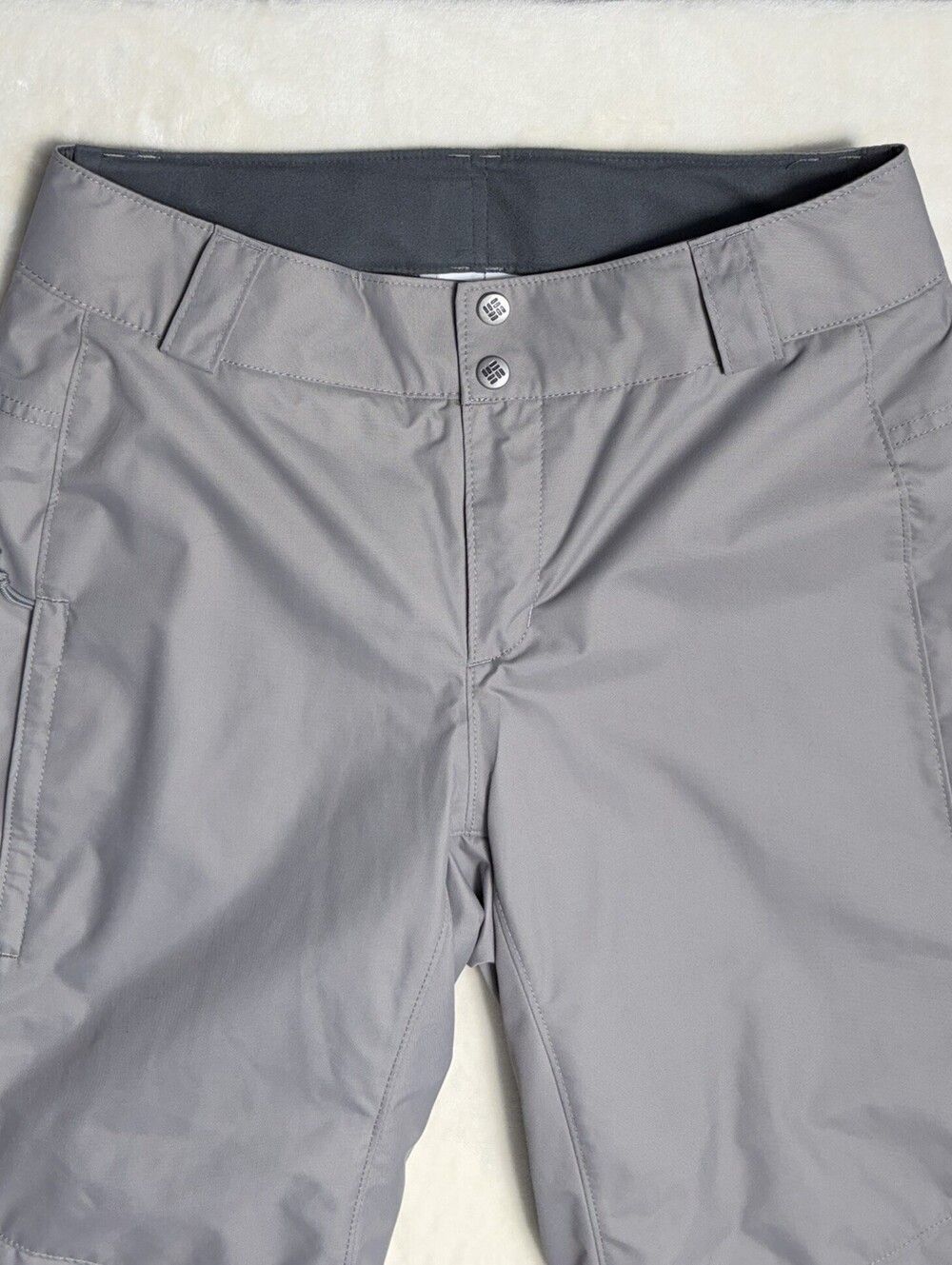 Columbia Omni-Tech Ski Pants Womens Small Regular Gray Insulated Snowboard Snow